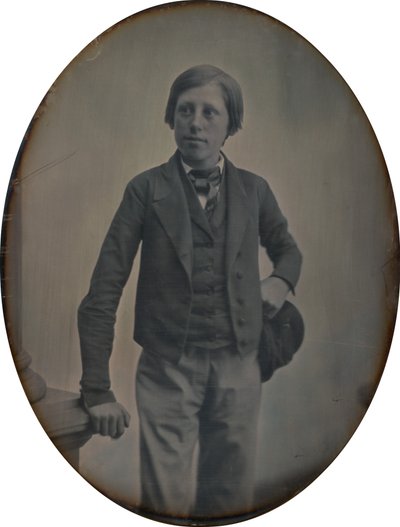 少年の肖像 作： Albert Sands Southworth and Josiah Johnson Hawes