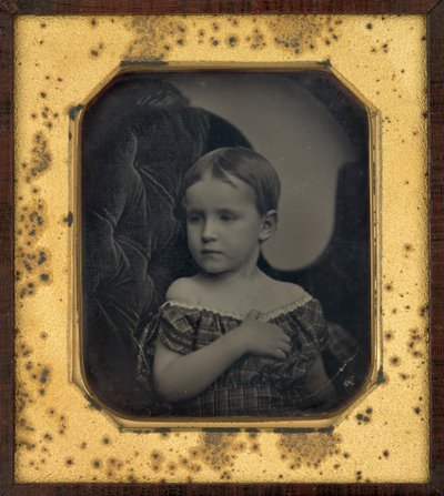 子供の肖像 作： Albert Sands Southworth and Josiah Johnson Hawes