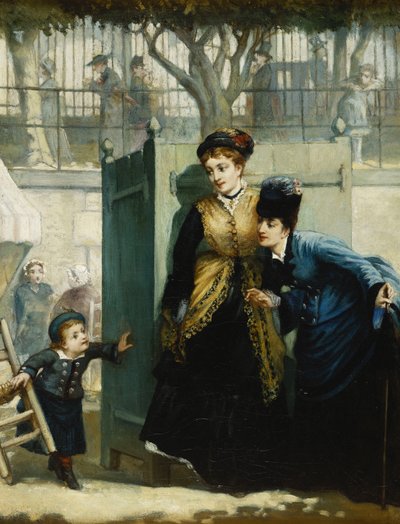 かくれんぼ、1876 作： Albert Snr. Ludovici