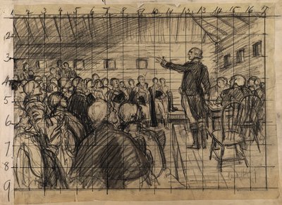 軍事独裁を阻止するワシントン 作： Albert Sterner
