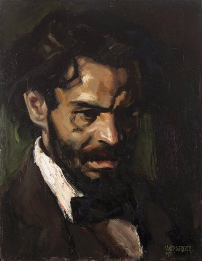 詩人ルートヴィヒ・シャルフ 作： Albert Weisgerber