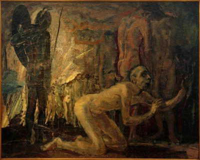 バビロニアの捕虜になる前のエレミヤ 作： Albert Weisgerber