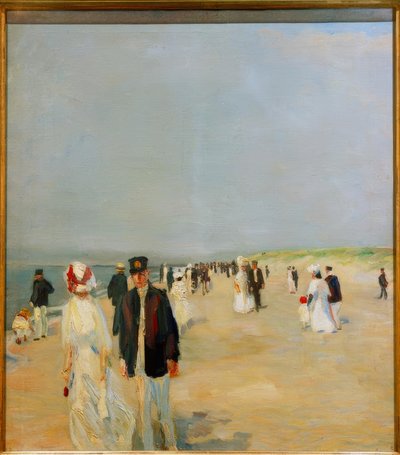 ノルダーナイのビーチ 作： Albert Weisgerber