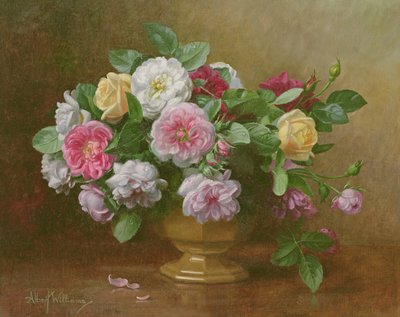 AB1192バラのボウル 作： Albert Williams