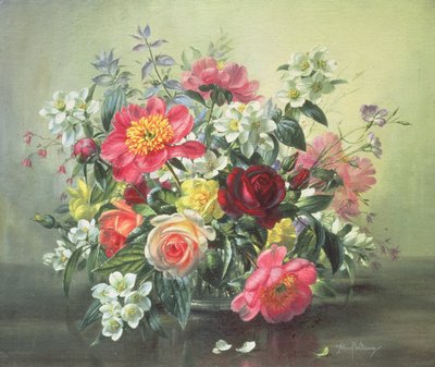 AB311ロマンチックな6月の花 作： Albert Williams