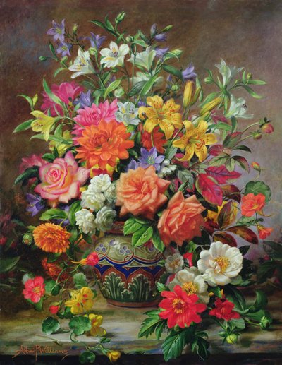 9月の花、希望と喜びの象徴 作： Albert Williams