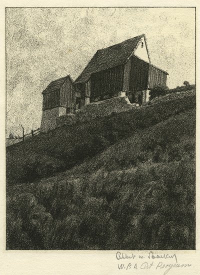 上納屋 作： Albert Winslow Barker