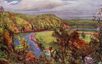 The Horseshoe Bend, Redscar (カラーリトグラフ) 作： Albert Woods