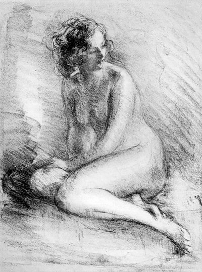 ヌード研究、1913。 作： Albert de Belleroche