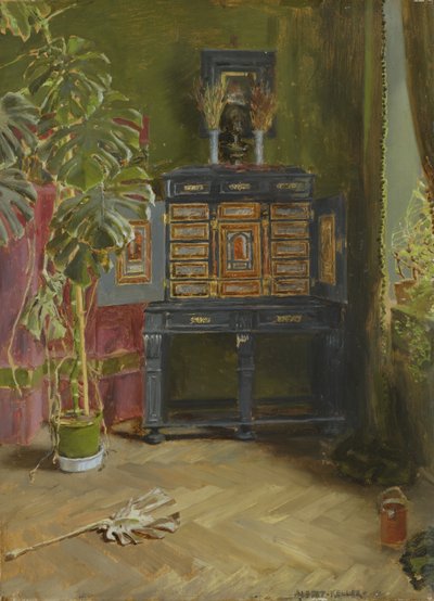 グリーンルーム、1882 作： Albert von Keller