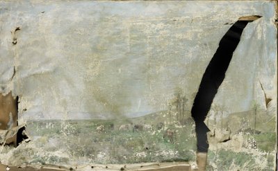 アルジェリアの馬の牧草地 作： Alberto Pasini