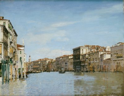 大運河、ヴェネツィア 作： Alberto Pasini
