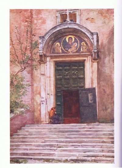 フォーラムから、ローマからアラコエリへの入り口 作： Alberto Pisa