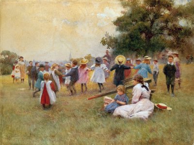 アルベルト・ピサ（1864-1930）作「Ring a Ring-o