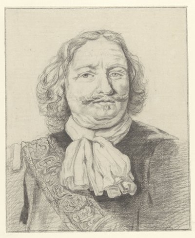 エグバート・ムーセン・コルテナーの肖像 作： Albertus Brondgeest