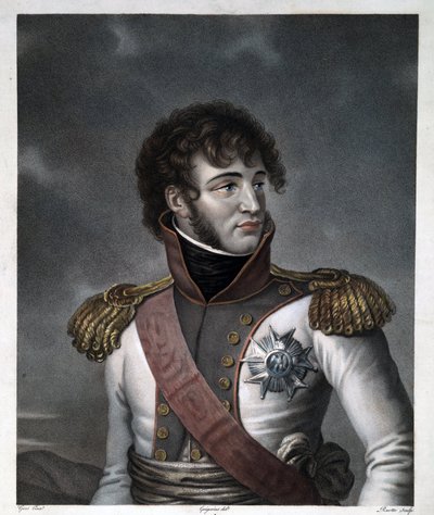ヨアヒム・ムラトの肖像 - グレゴリウス、アルバート (1774-1853) - 1806年頃 - エッチング、水彩 - 48,5x38 - 個人蔵 作： Albertus Gregorius