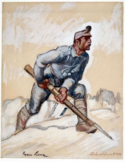 南西戦線 作： Albin Egger Lienz