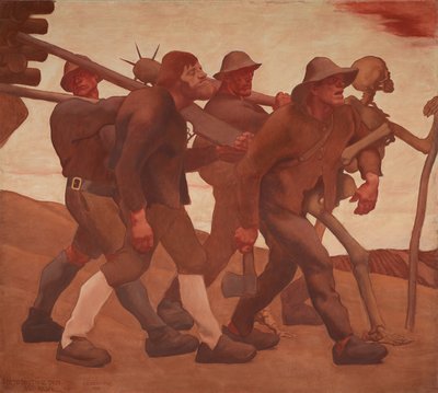 安野九より死の舞踏 作： Albin Egger Lienz
