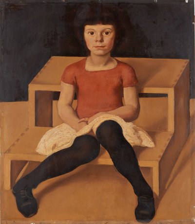 1920年、芸術家の次女、イラ。 作： Albin Egger Lienz