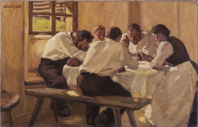 ランチザスープ、バージョンII、1910 作： Albin Egger Lienz