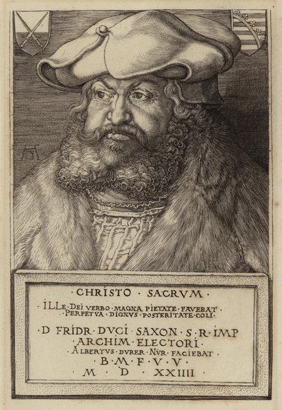 ザクセン選帝侯フリードリッヒ・ザ・ワイズ(彫像) 作： Albrecht (after) Durer or Duerer