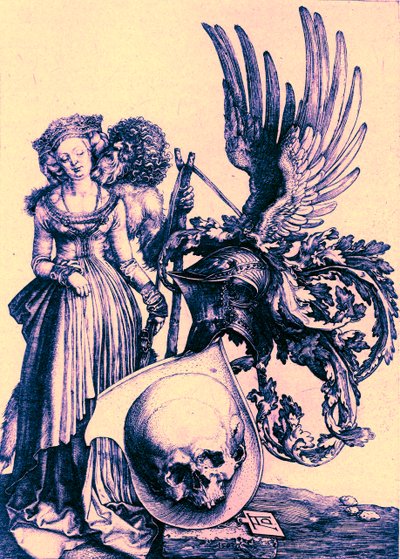 死の紋章 作： Albrecht (after) Durer or Duerer