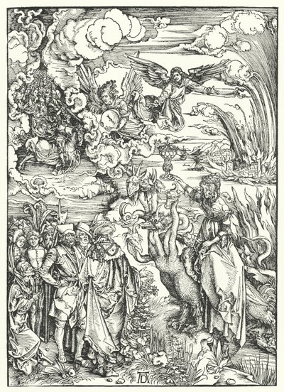 バビロンの大淫婦」（彫刻 作： Albrecht (after) Durer or Duerer