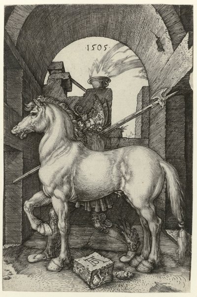 小さな馬 作： Albrecht (after) Durer or Duerer