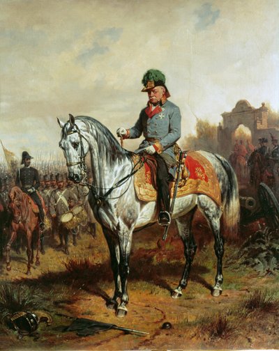 ヨーゼフ・ラデツキー陸軍大将、対イタリア戦の総司令官。 作： アルブレヒト・アダム