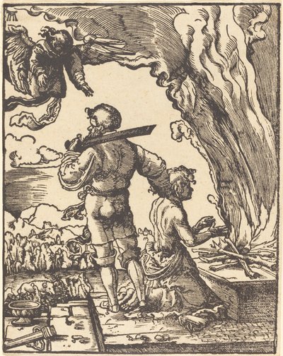アブラハムの犠牲 作： Albrecht Altdorfer