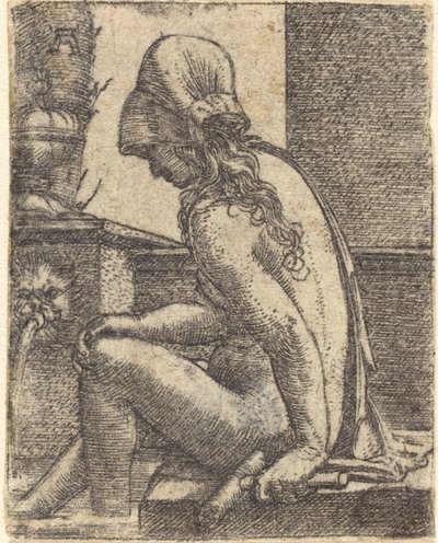 入浴する女性 作： Albrecht Altdorfer