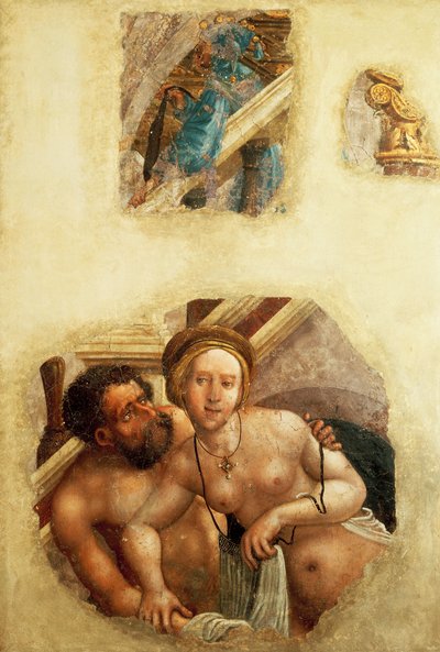 Casal tomando banho de Albrecht Altdorfer (1480-1538) 作： Albrecht Altdorfer