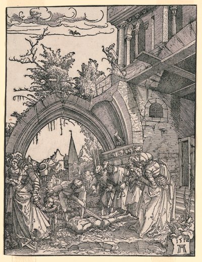 洗礼者ヨハネの斬首 作： Albrecht Altdorfer