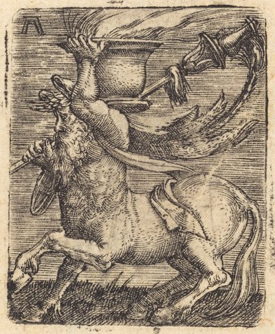 花瓶を持つケンタウロス 作： Albrecht Altdorfer