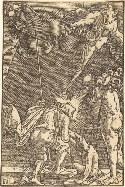 地獄に降りるキリスト 作： Albrecht Altdorfer