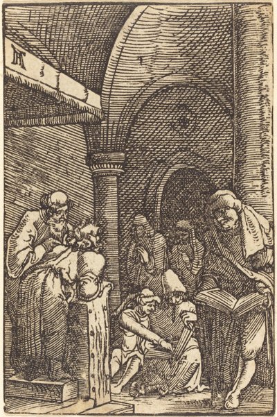 医者と論争するキリスト 作： Albrecht Altdorfer