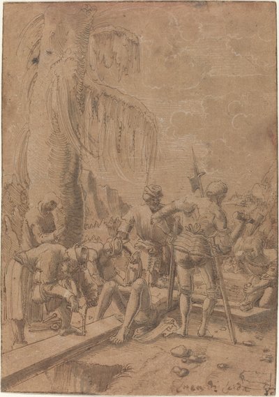 十字架につけられたキリスト 作： Albrecht Altdorfer