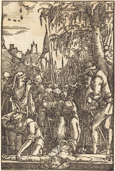 十字架につけられたキリスト 作： Albrecht Altdorfer