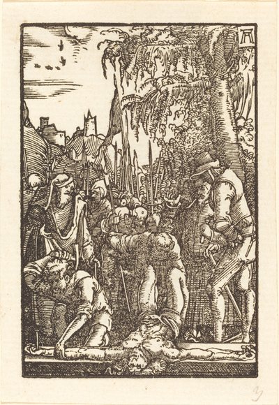 十字架につけられたキリスト 作： Albrecht Altdorfer