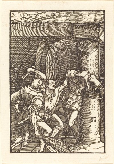 むち打たれるキリスト 作： Albrecht Altdorfer