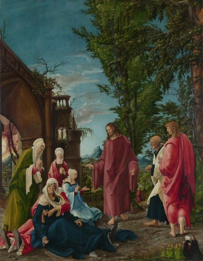 キリストは母親の休暇を取ります。 1520 作： Albrecht Altdorfer