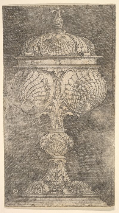 Shells.ndで覆われたゴブレット 作： Albrecht Altdorfer