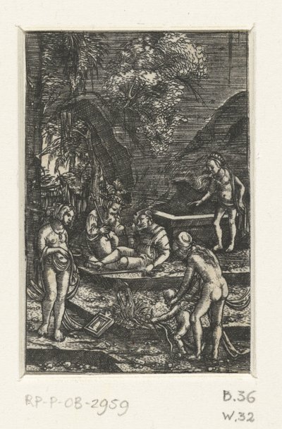 パリの夢 パリの審判 作： Albrecht Altdorfer