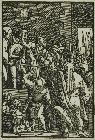 Ecce Homo、『人間の堕落と贖い』より 作： Albrecht Altdorfer