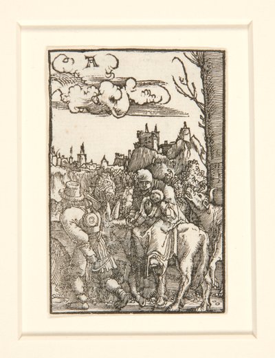 人間の堕落と贖いからエジプトへの逃避 作： Albrecht Altdorfer