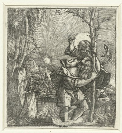 聖クリストファー 作： Albrecht Altdorfer