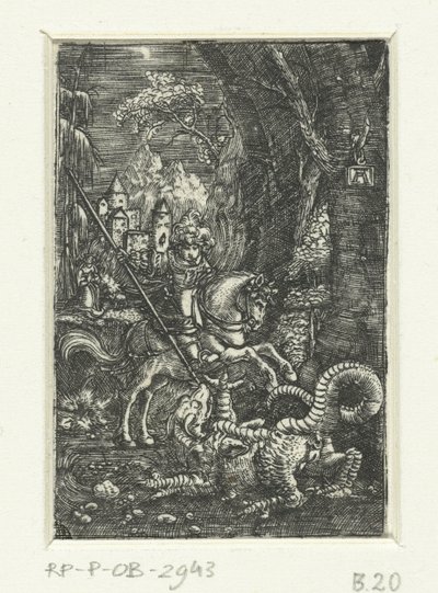 聖ジョージはドラゴンを殺す 作： Albrecht Altdorfer