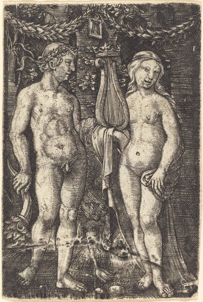 ヘラクレスとミューズ 作： Albrecht Altdorfer