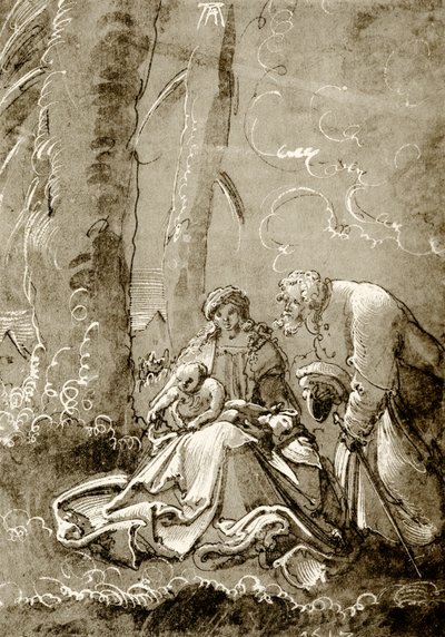 森の中の聖家族 作： Albrecht Altdorfer