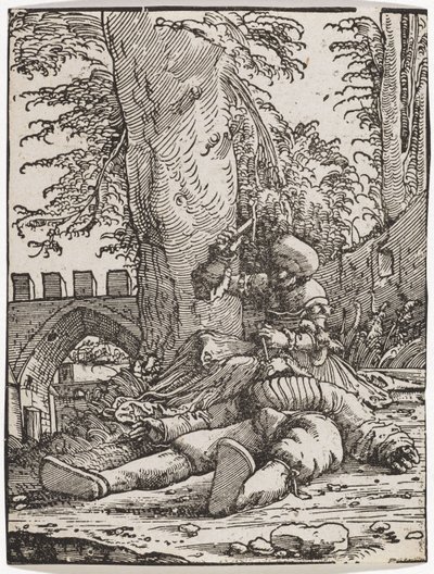 ヤエルがシセラを殺す、1523年頃。 作： Albrecht Altdorfer